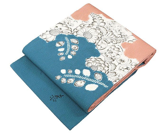 名古屋帯 未使用 正絹 大脇一心 西洞院辻が花 未着用 美品 新古品 九寸