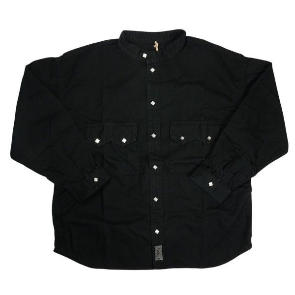 Size【L】 TENDERLOIN テンダーロイン PIQUE SHT SNAP BUTTON BLACK