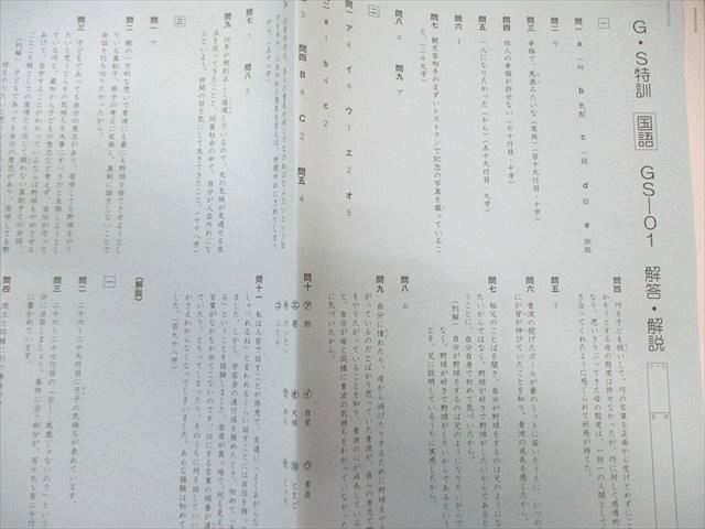 SAPIX 小6 サピックス GS特訓 国語 【計6回分】 通年セット 2022