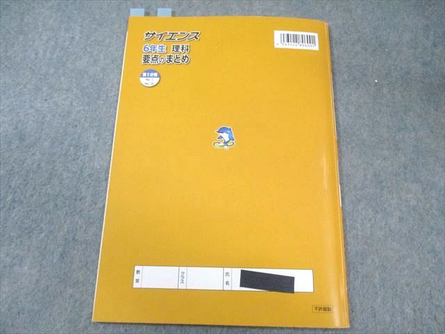 浜学園 小6 ファイナルアプローチ/サイエンス理科 問題編/要点のまとめ