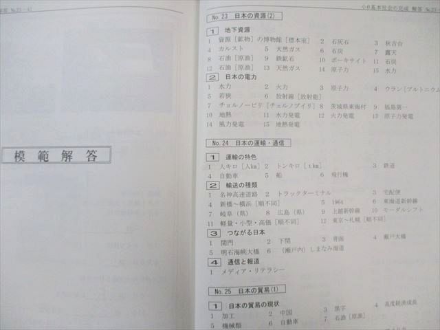 希学園 小6 社会 基本社会の完成/天下分け目の受験社会 問題編/解答編