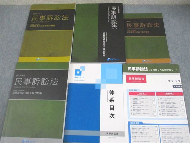 資格スクエア 逆算思考の司法予備合格術 民事訴訟法 基礎テキスト/問題