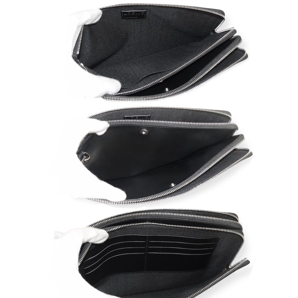 フォロー割　希少 ロエベ バッグ アナグラム DOUBLE FLAT POUCH 新品・未使用品】ロエベ LOEWE クラッチバッグ DOUBLE FLAT POUCH