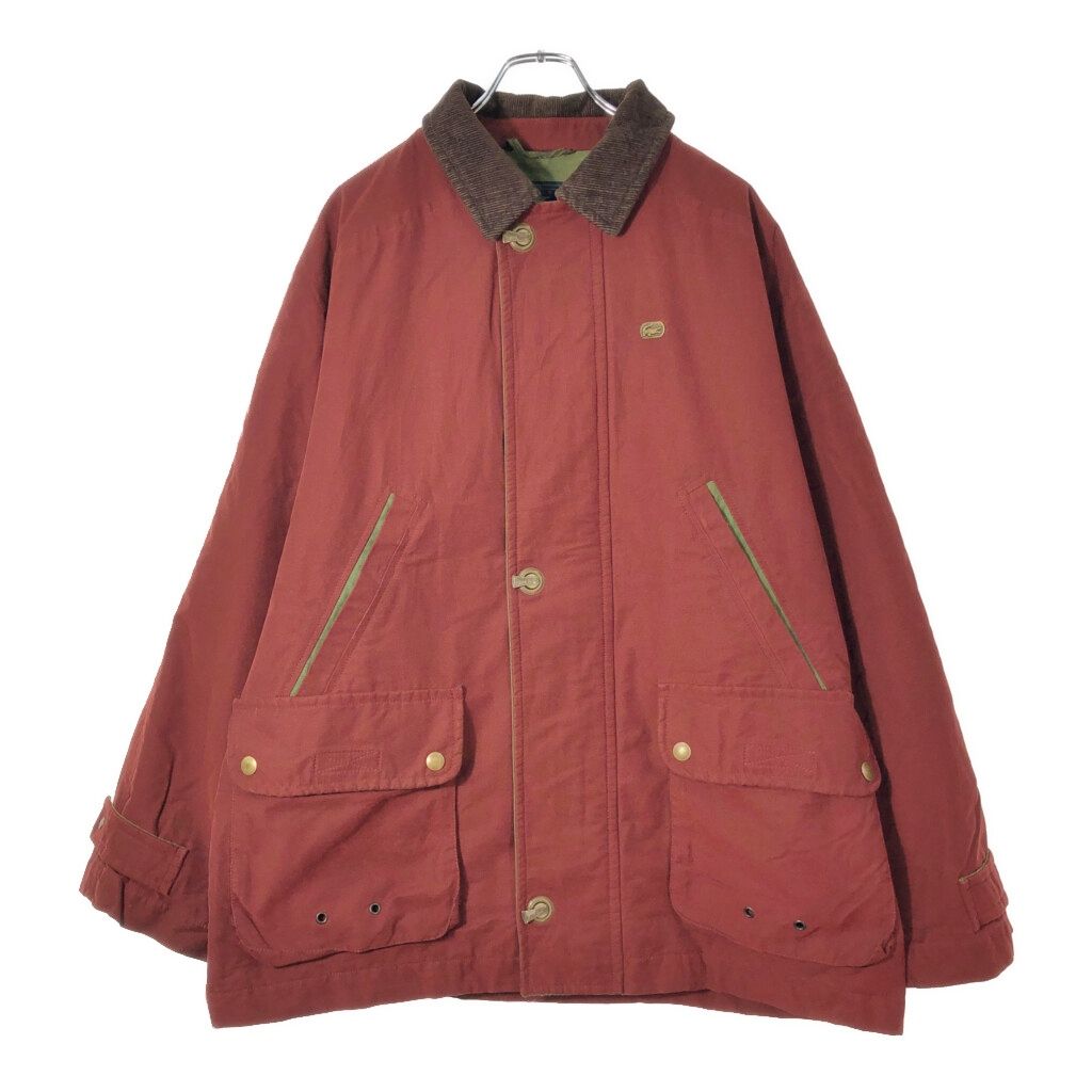 LACOSTE ラコステ ハンティングジャケット ワインレッド(メンズ 56)中古 古着 X2056 LACOSTE ラコステ ハンティングジャケット ワインレッド(メンズ 56