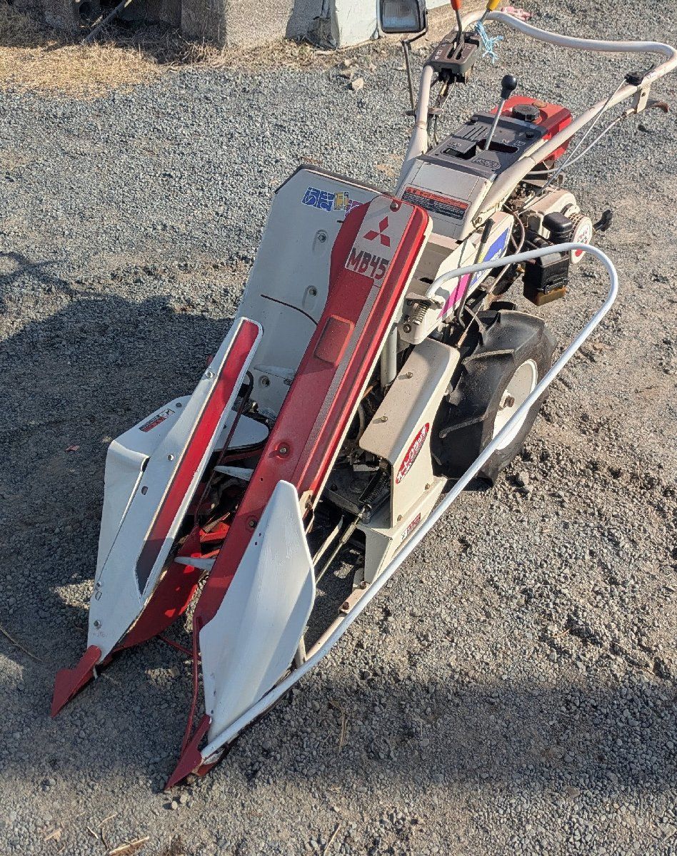 鹿児島発　一条刈りバインダーMB45　タイヤ良好 鹿児島発 三菱 一条刈りバインダーMB45 タイヤ良好 送料別 - メルカリ