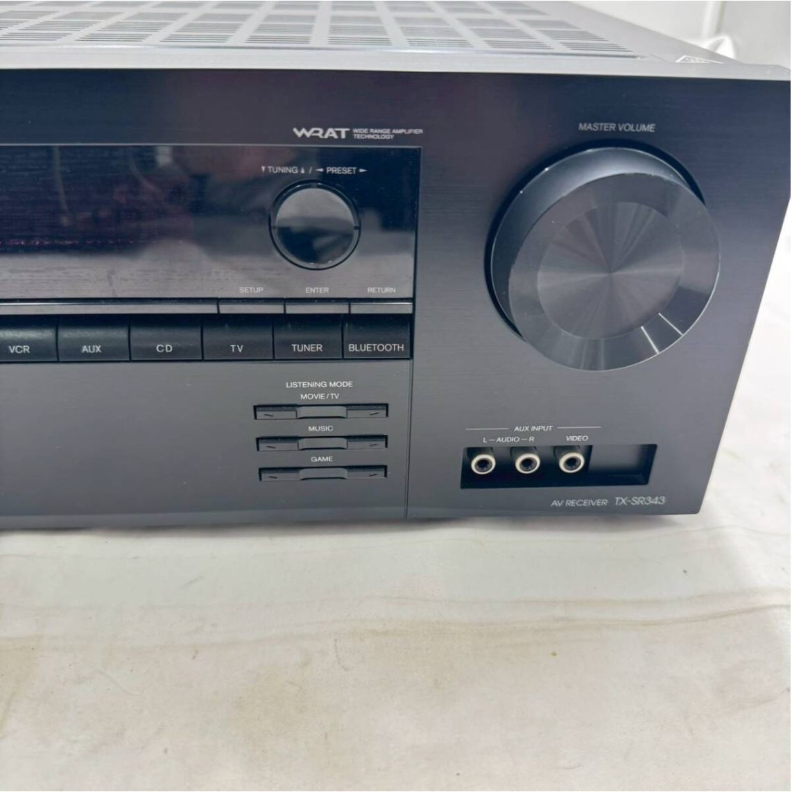 ONKYO TX-SR343 AVアンプ 通電OK Bluetooth対応 HDMI 現状品 リモコン