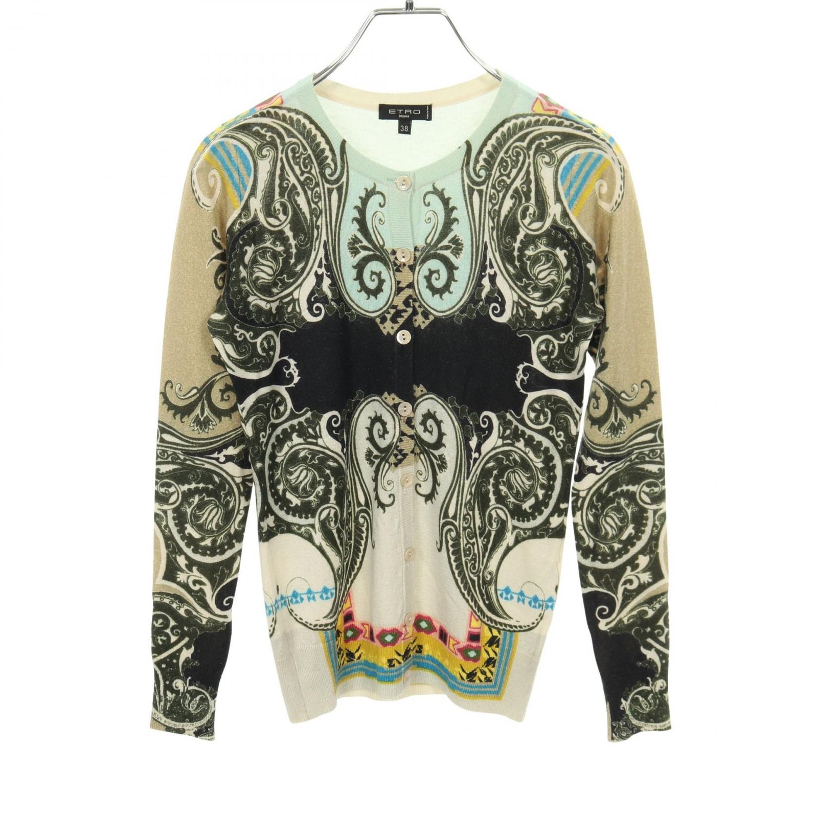 ETRO】シルク、カシミヤカーディガン 美品 エトロ ETRO カーディガン