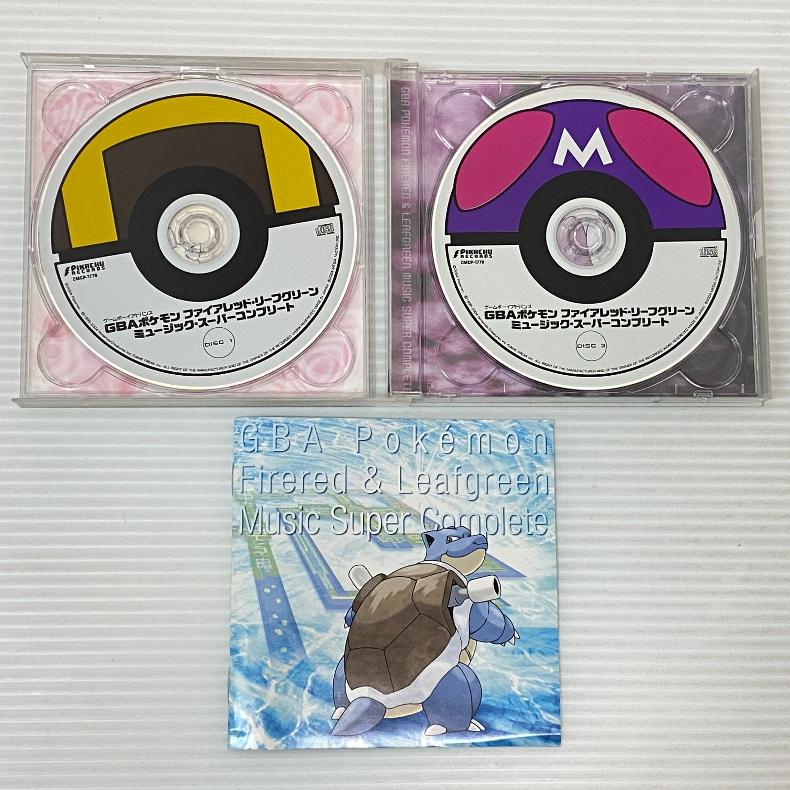 □GBA ポケモン ファイアレッド＆リーフグリーン ミュージック 