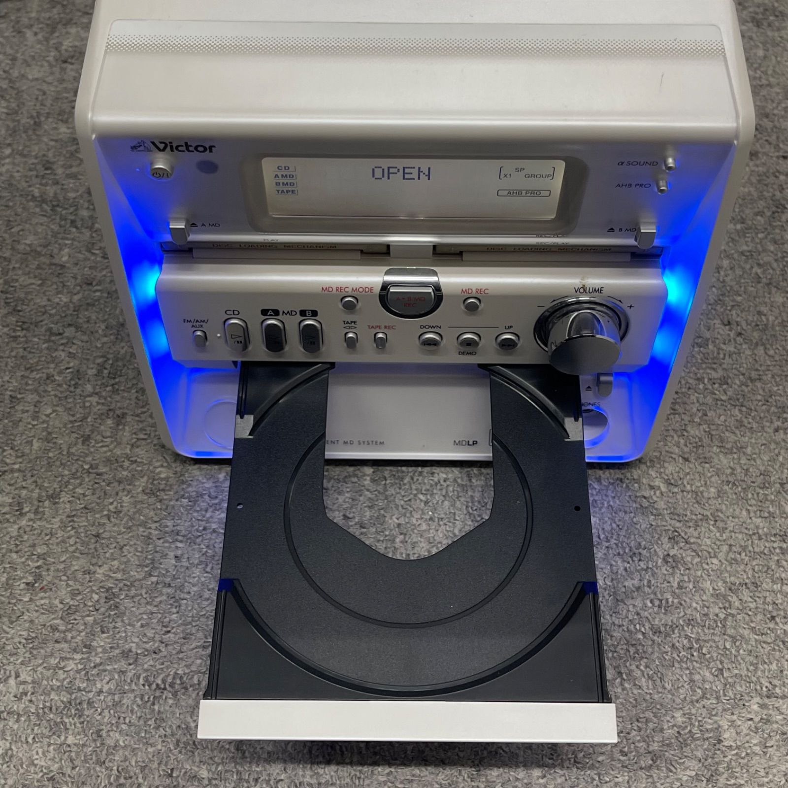 NPA】2005年製 Victor ビクター MDコンポ CA-UXW50-W - メルカリ