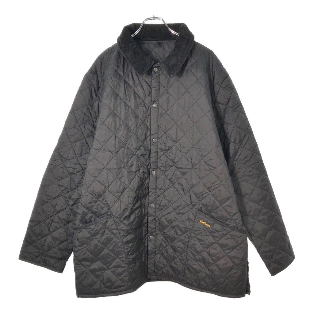 Barbour バブアー LIDDESDALE リッズデイル キルティングジャケット 大きいサイズ ブラック(メンズ XXL)中古 古着 X2059 Barbour バブアー LIDDESDALE リッズデイル キルティングジャケット