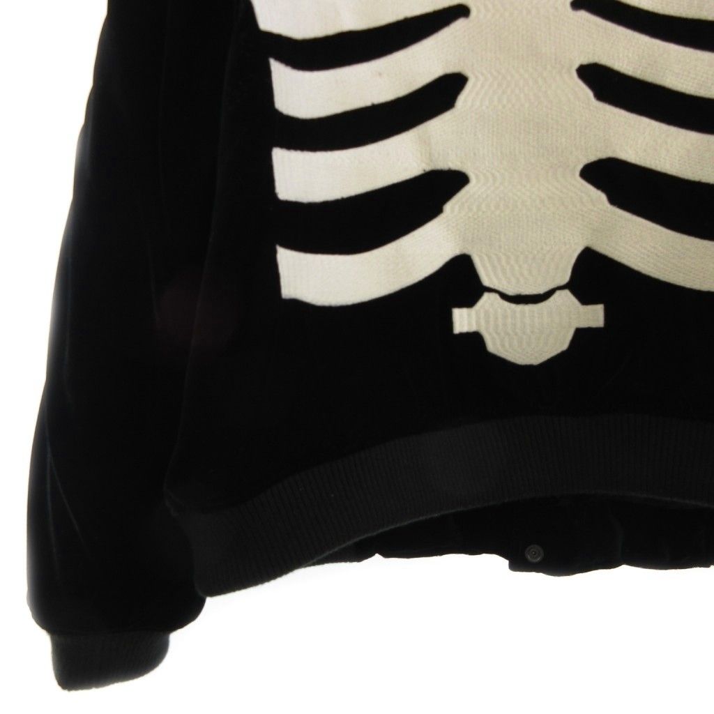 バンソン VANSON 50TH ANNIVERSARY SKELTON BONES VELVETEEN BOMBER