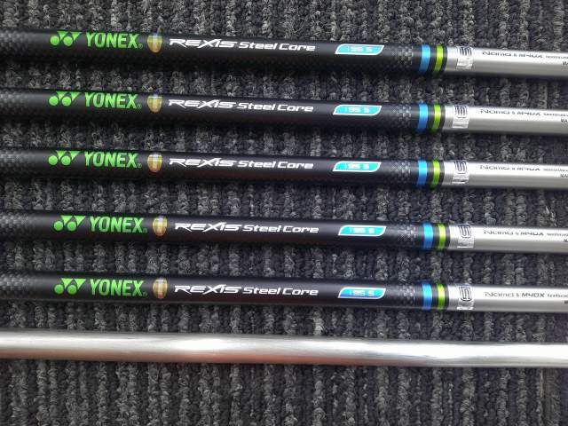 YONEX REXIS Steel Core 5本セット i95 S EZONE CB 511 FORGED｜ヨネックス｜アイアンセット｜REXIS STEEL CORE