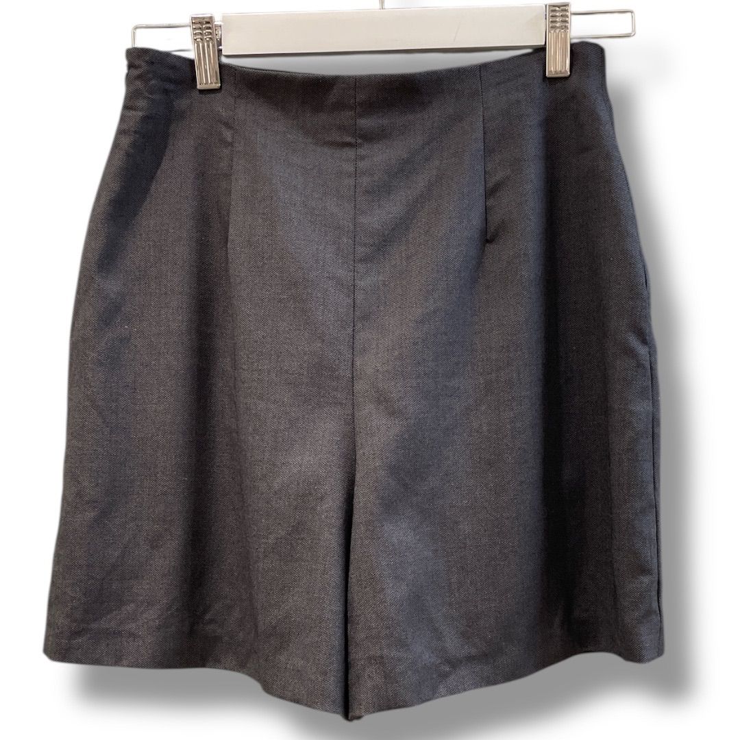 FOXEY フォクシー ウールシルクショートパンツ サイドジップ ショート