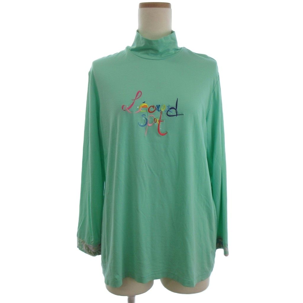 レオナールスポーツ LEONARD SPORT 美品 ハイネック カットソー 長袖