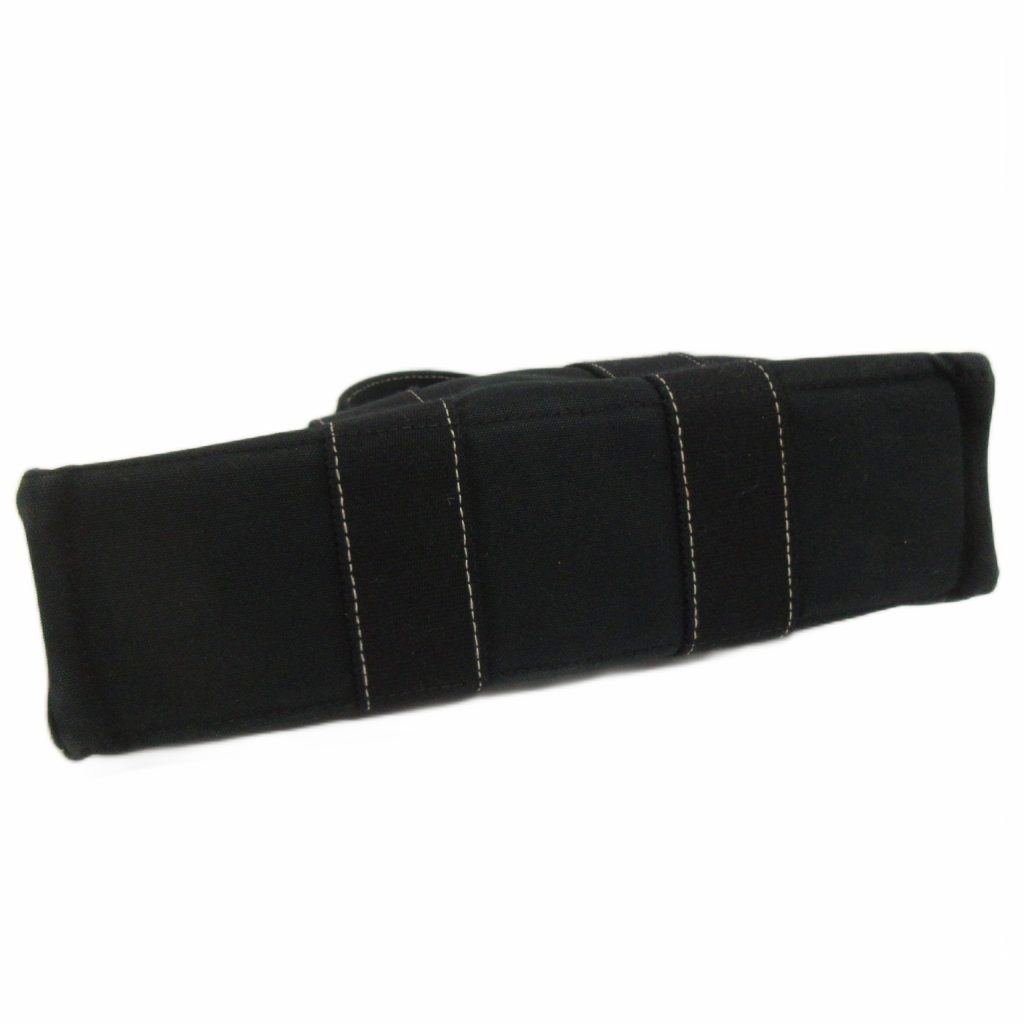 エルメス HERMES ドーヴィルPM トートバッグ キャンバス ブラック