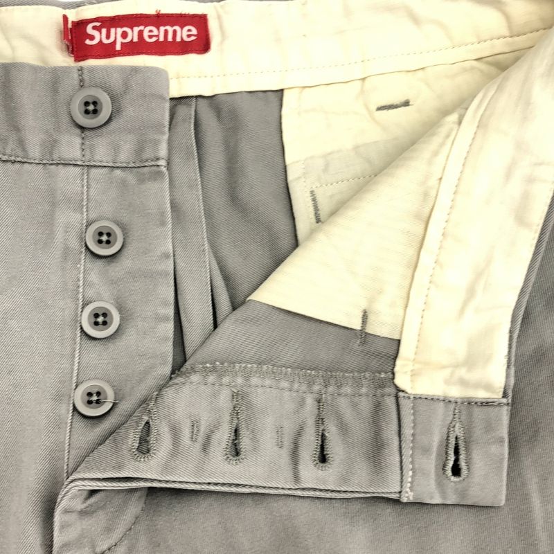 中古】Supreme 24SS Chino Pant グレー サイズ32 シュプリーム