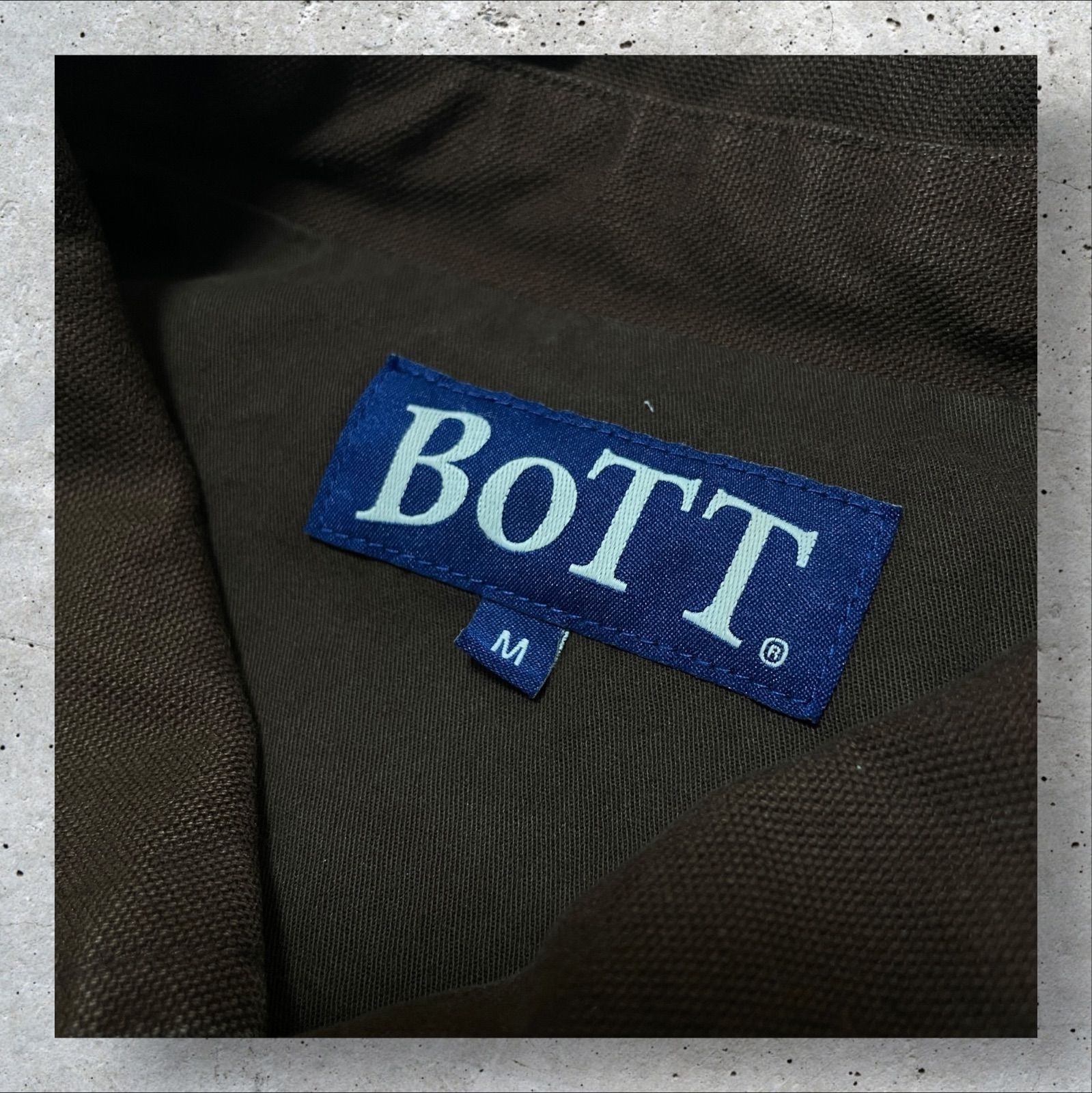 定価:48400円 BOTT × VERDY Ribbon Eyes Work Jacket 254BOTT06 Brown