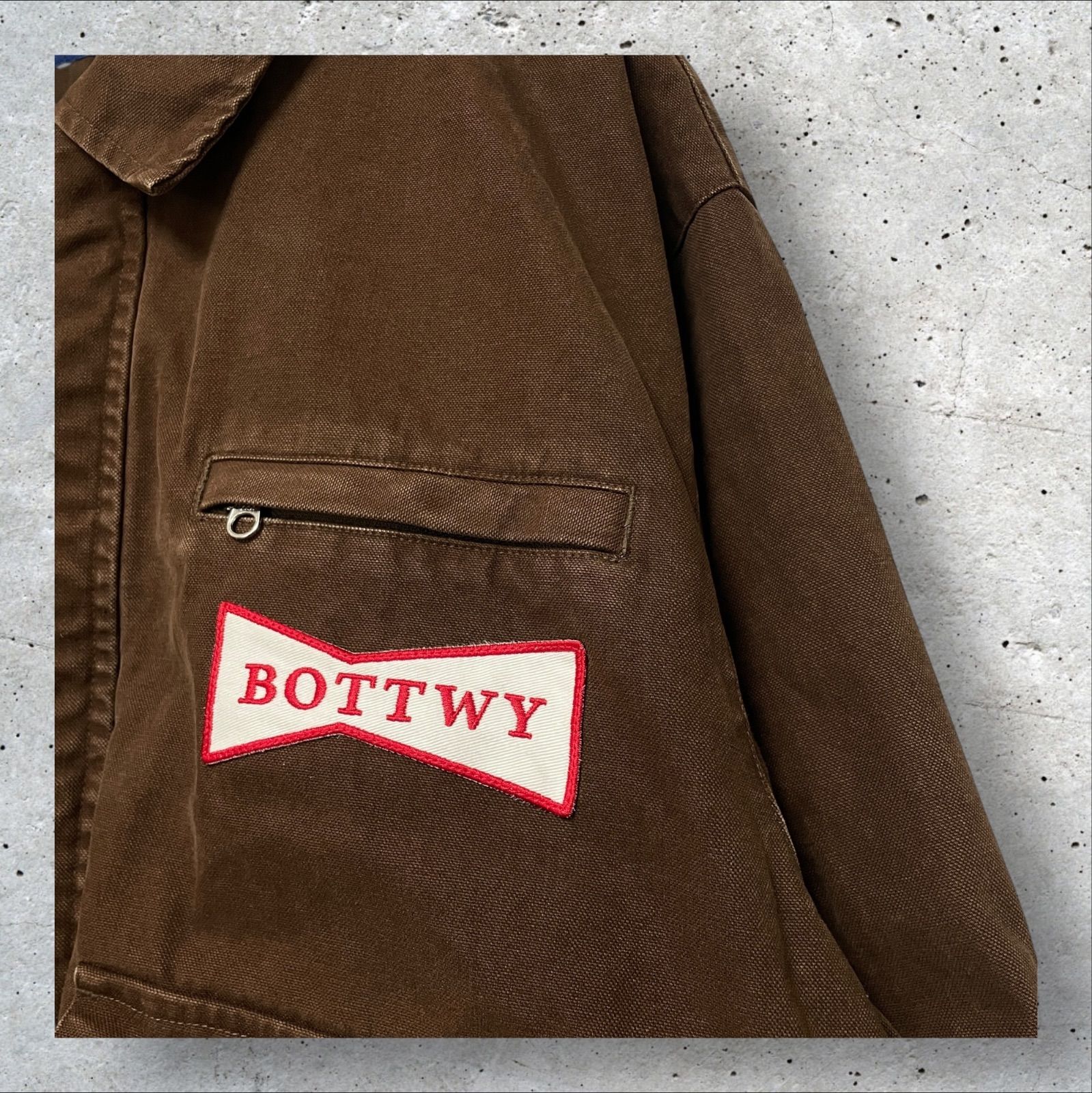 VERDY BoTT Work Jacket Brown Mサイズ 定価:48400円 BOTT × VERDY Ribbon Eyes Work Jacket 254BOTT06 Brown