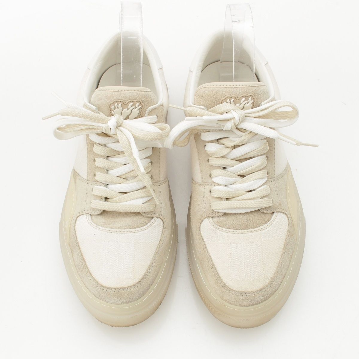 ルイヴィトン LVオリライン ダミエ デニム ローカット スニーカー