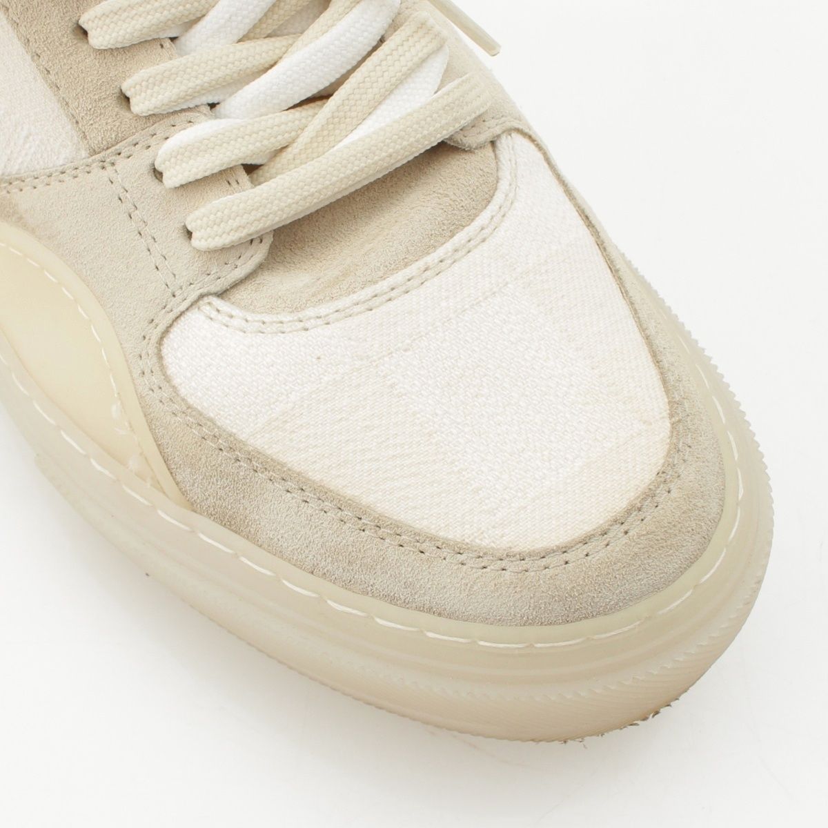 ルイヴィトン LVオリライン ダミエ デニム ローカット スニーカー