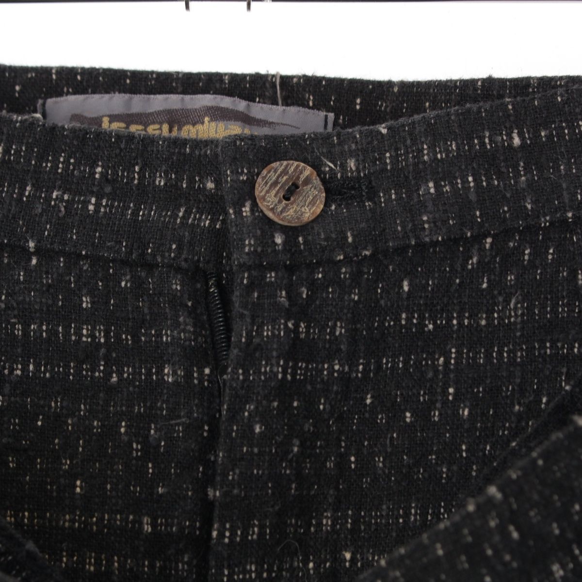 イッセイミヤケ 80s 1984 リネン 筆タグ 2WAY 変形 ワイド パンツ