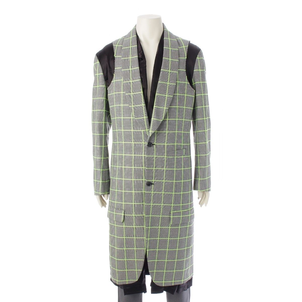 コムデギャルソンオムプリュス 19AW AD2019 キュプラ ウール チェック