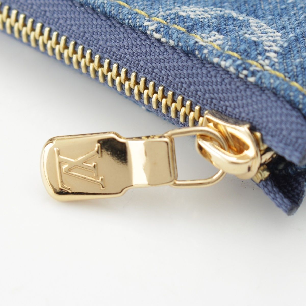 ルイヴィトン デニム 村上隆 ポシェットクレ コインケース M14938