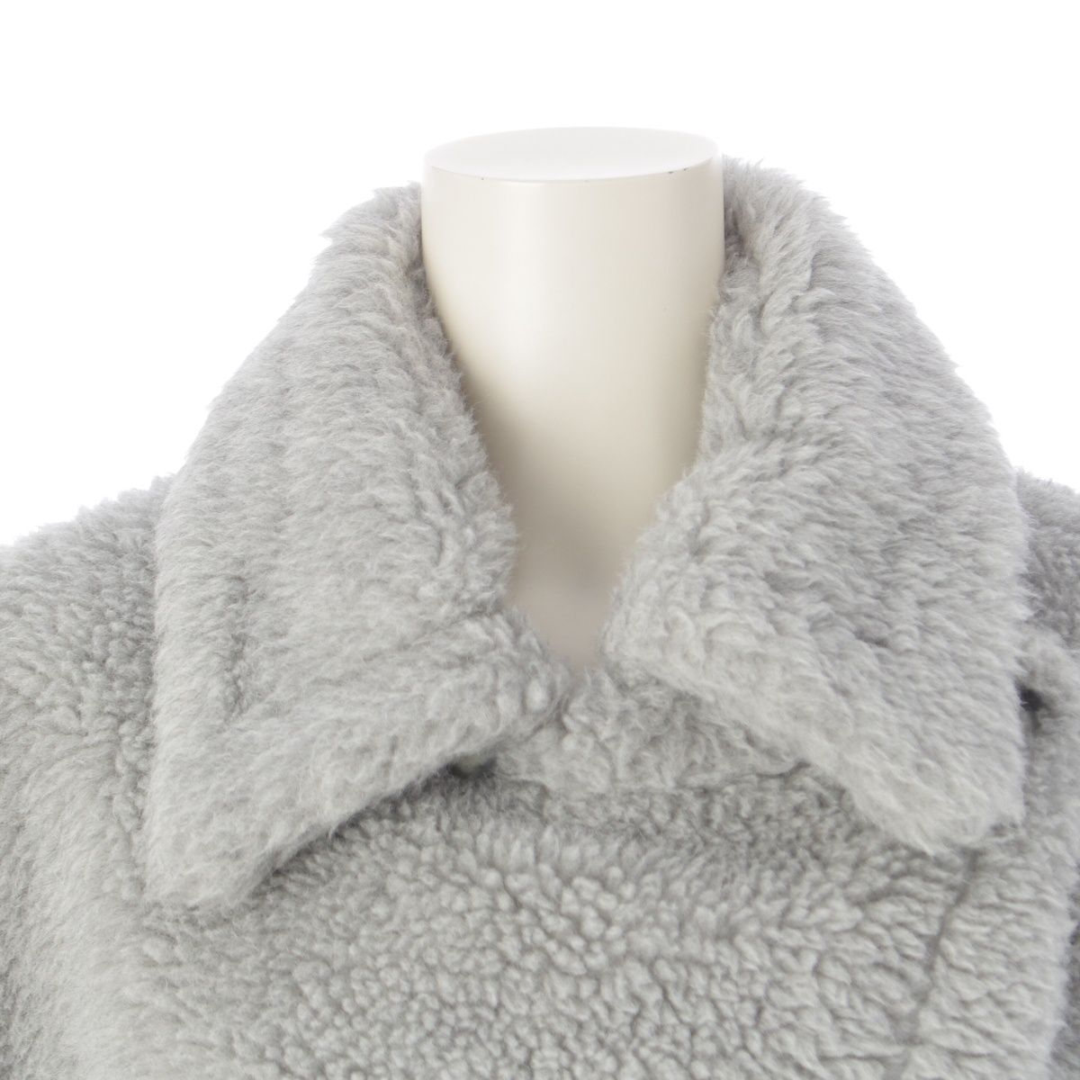 マックスマーラ ウール アルパカ シルク TEBE2 テディベア ケープ