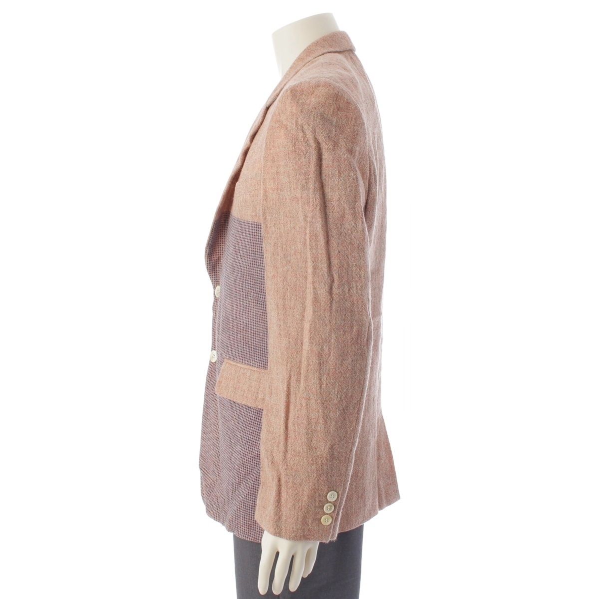 コムデギャルソン　オムプリュス　1996 モッズ期　テーラードジャケット コムデギャルソンオムプリュス AD1996 96AW ウール モッズ期 パッチ