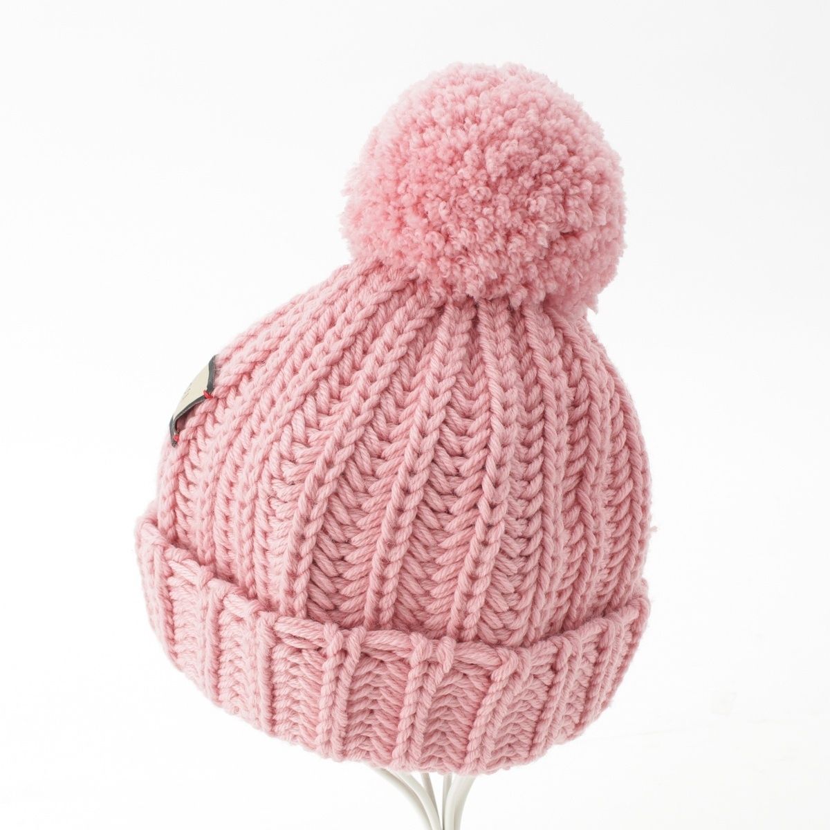 GUCCI ポンポン付きニット帽 ピンク GUCCI ポンポン付きニット帽