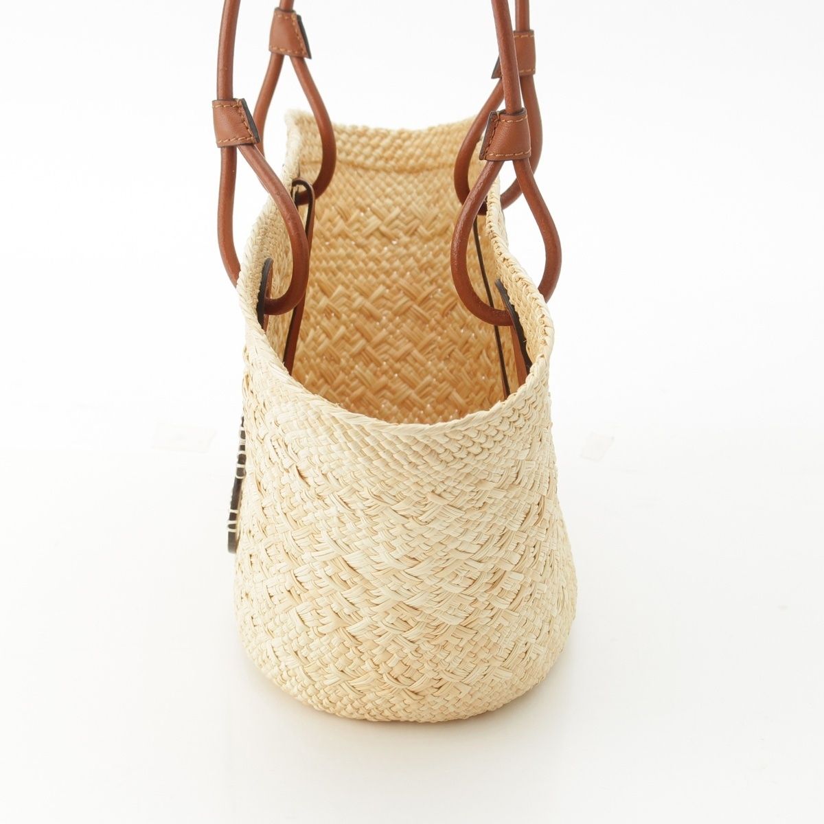 ロエベ イラカヤシ カーフ レザー アナグラム バスケットバッグ