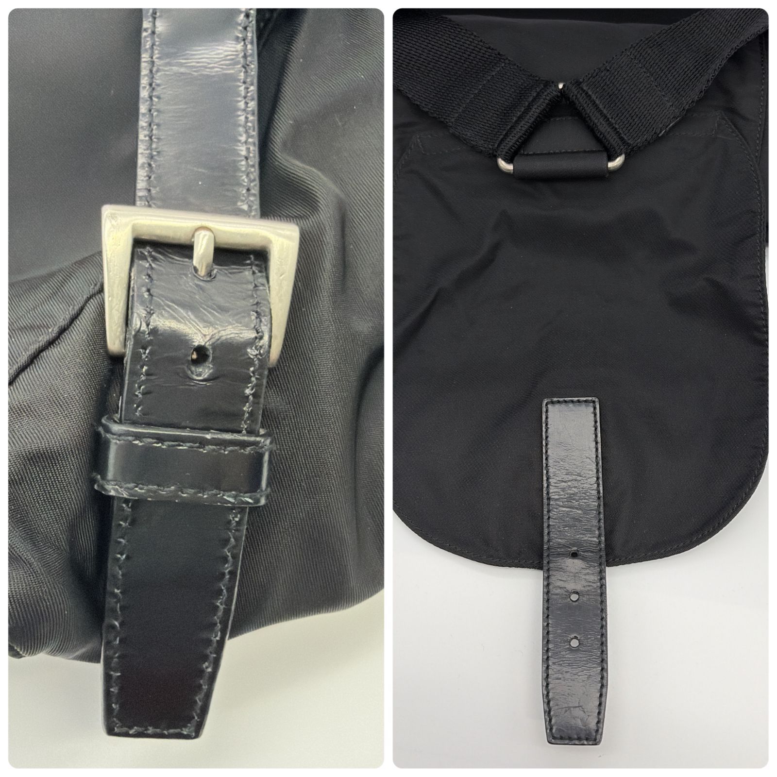 ⭐良品⭐ PRADA リュック バックパック 巾着型 三角ロゴプレート