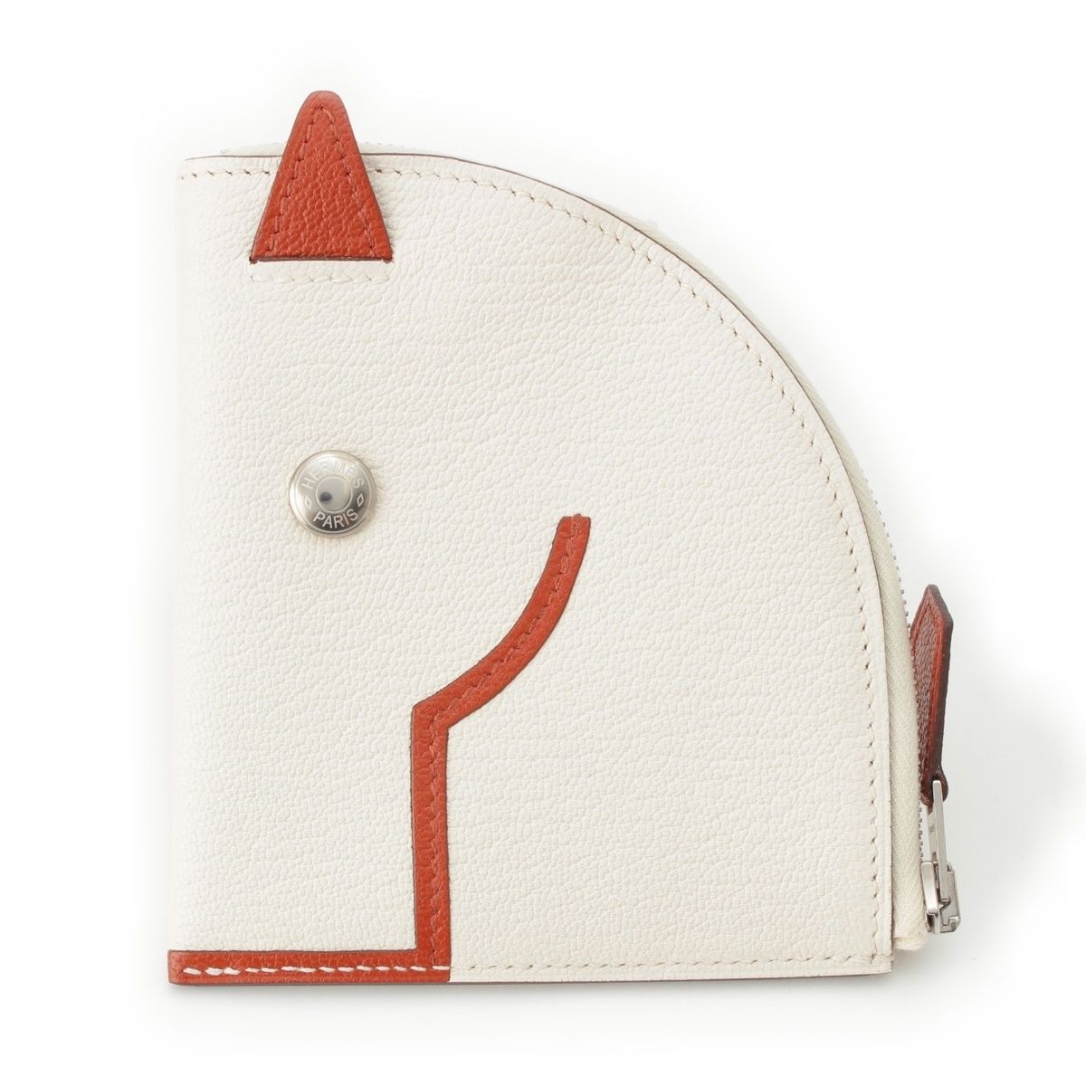 ✨エルメス　パドック シェブルミゾル ケース オレンジ B刻印✨ ✨エルメス パドック シェブルミゾル コインケース オレンジ B刻印✨