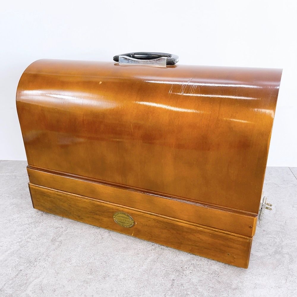 H-555 Brother ブラザー アンティークミシン HA1-B050 木製ケース 黒