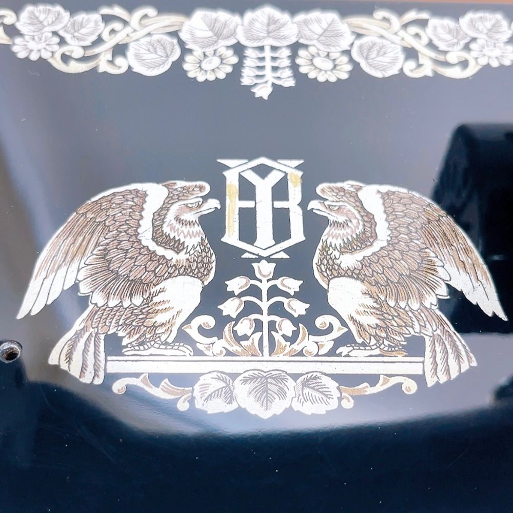 H-555 Brother ブラザー アンティークミシン HA1-B050 木製ケース 黒