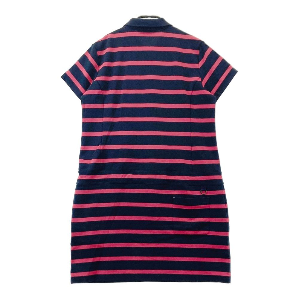 サイズ：LL MUNSING WEAR マンシングウェア 半袖ワンピース ボーダー柄