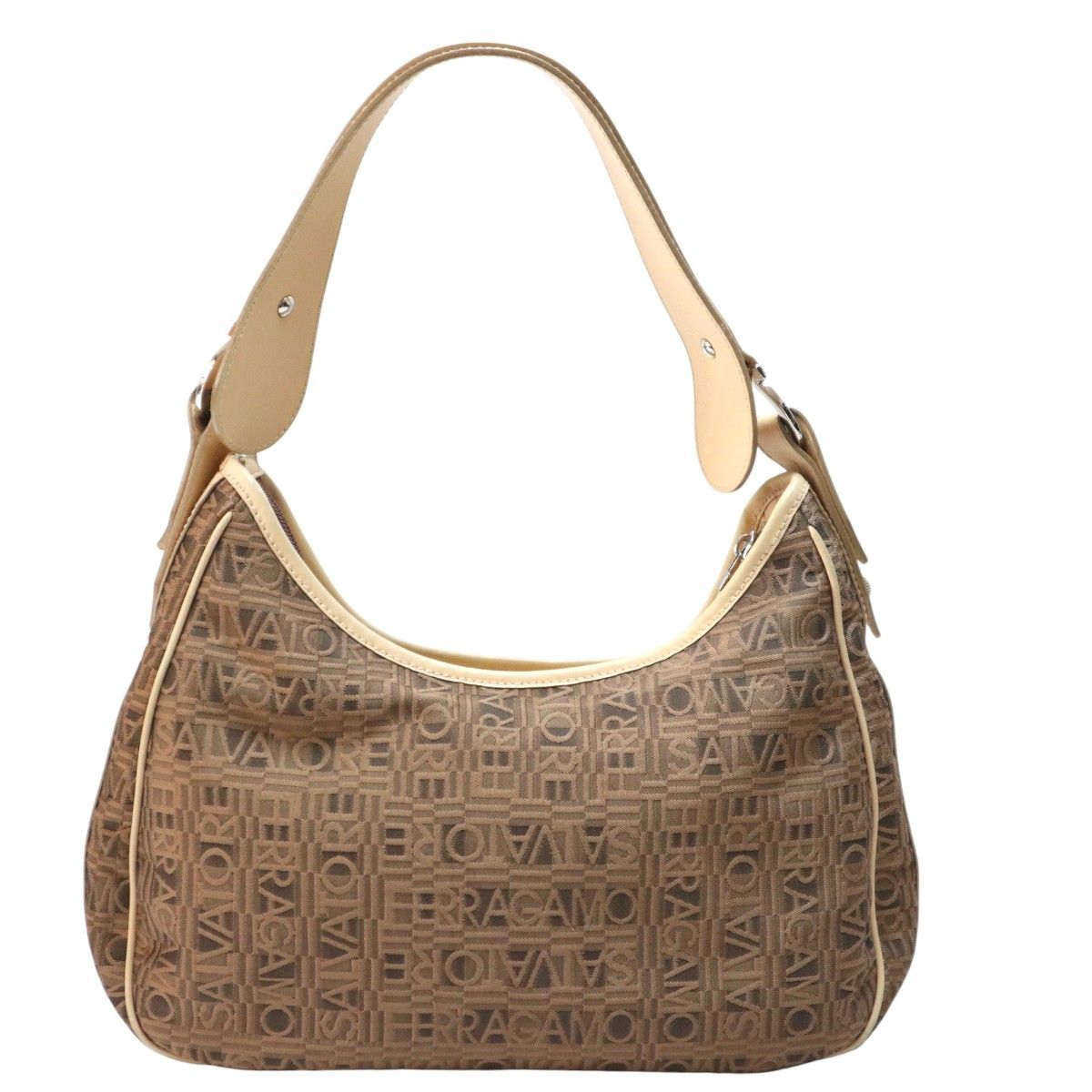 Salvatore Ferragamo サルヴァトーレフェラガモ ガンチーニ ロゴ総柄  