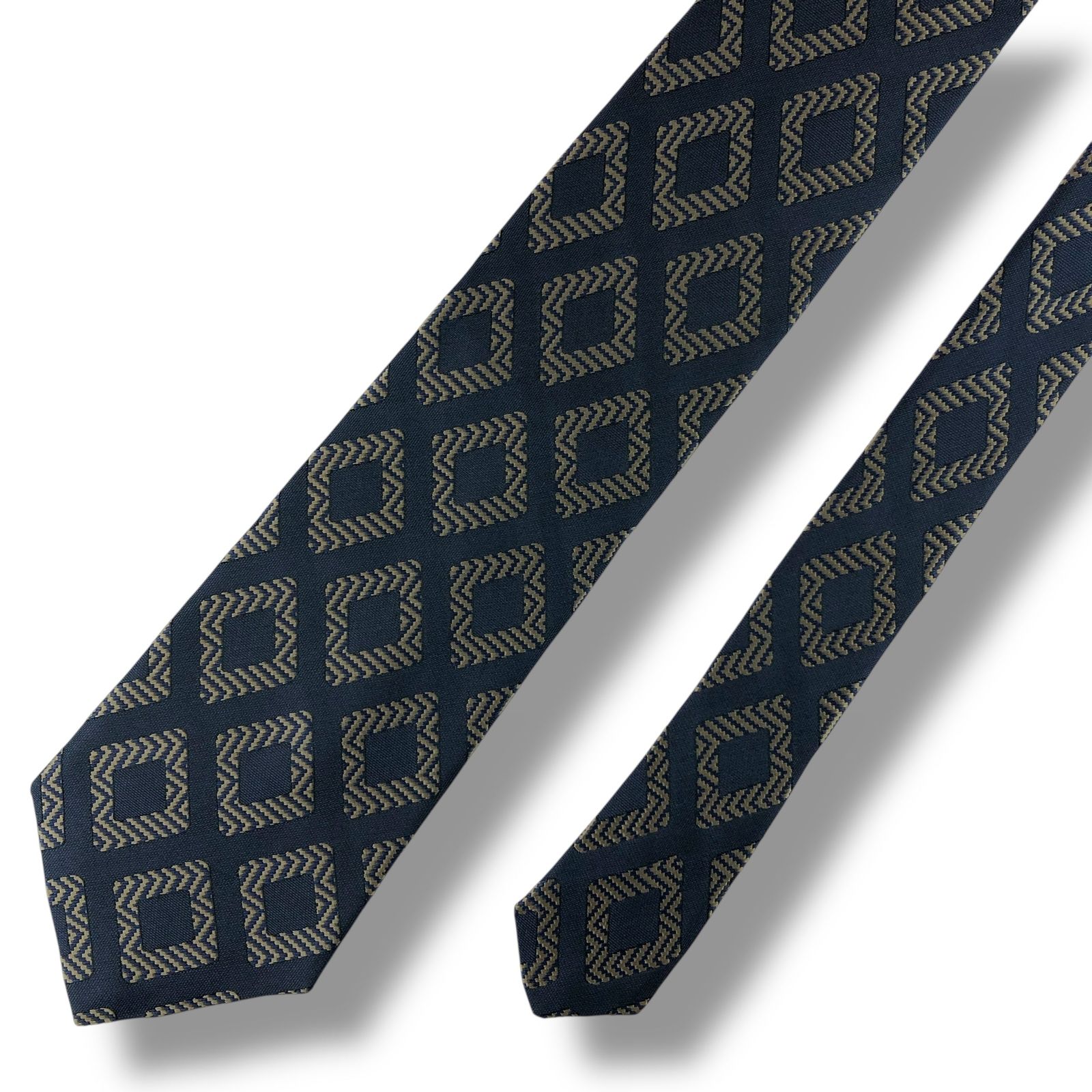 7883】良品！イブサンローラン ネクタイ ネイビー系 - メルカリ