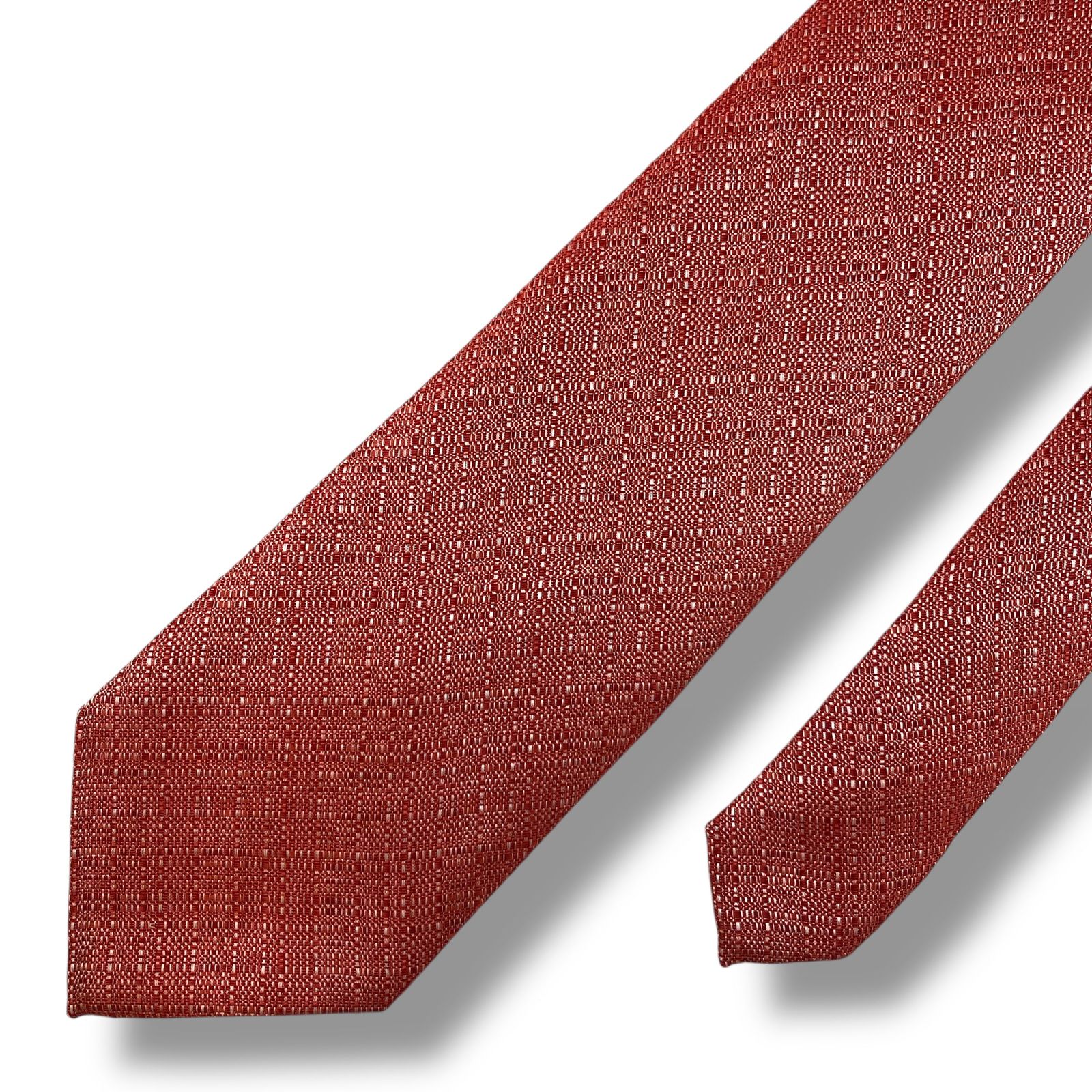 7923】美品！ジョルジオアルマーニ ネクタイ レッド系 - メルカリ