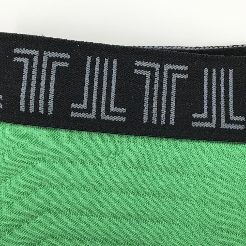 美品】ランバンスポール 中綿スカート グリーン×黒 キルティング風