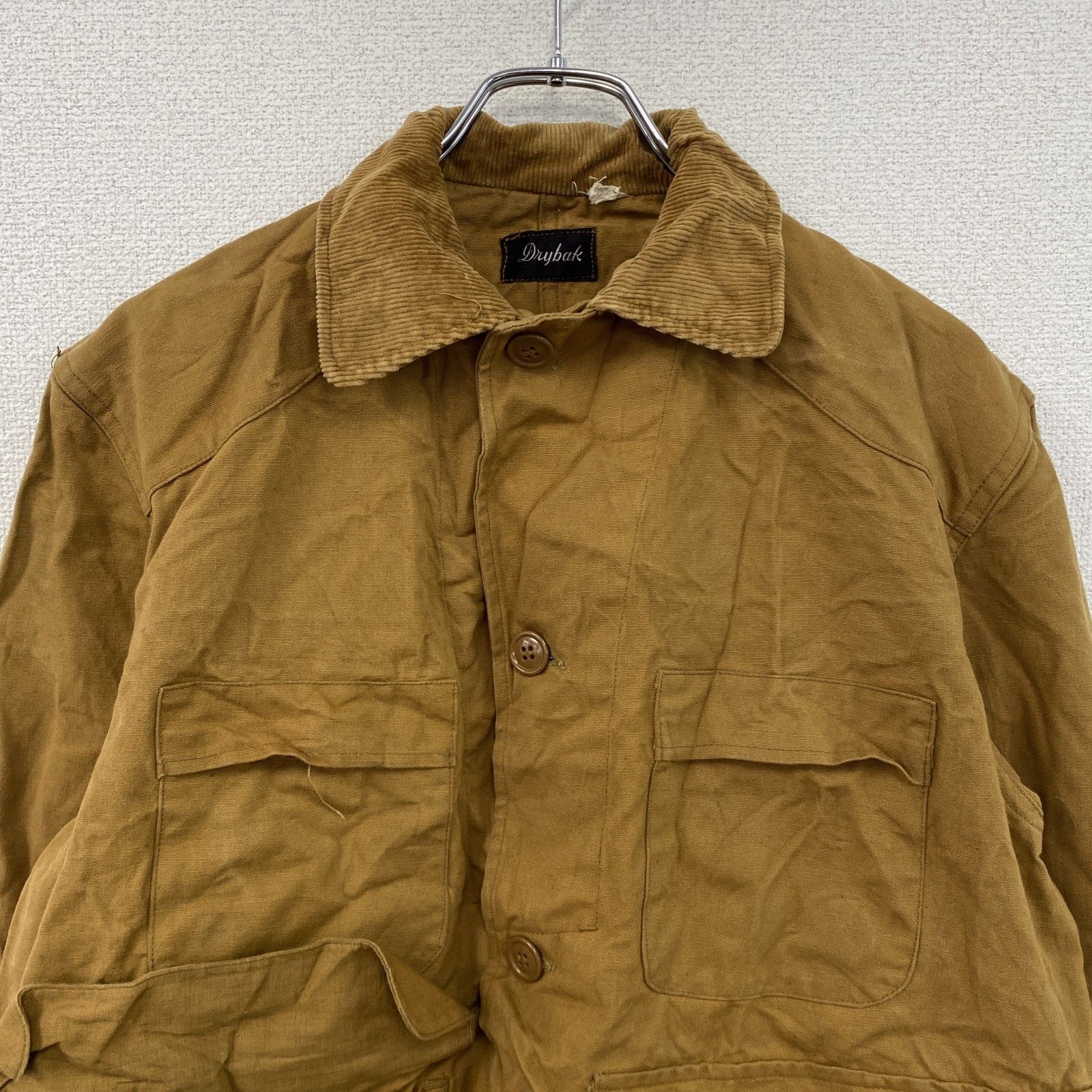 古着 used Drybak ドライバック ハンティングジャケット コーデュロイ