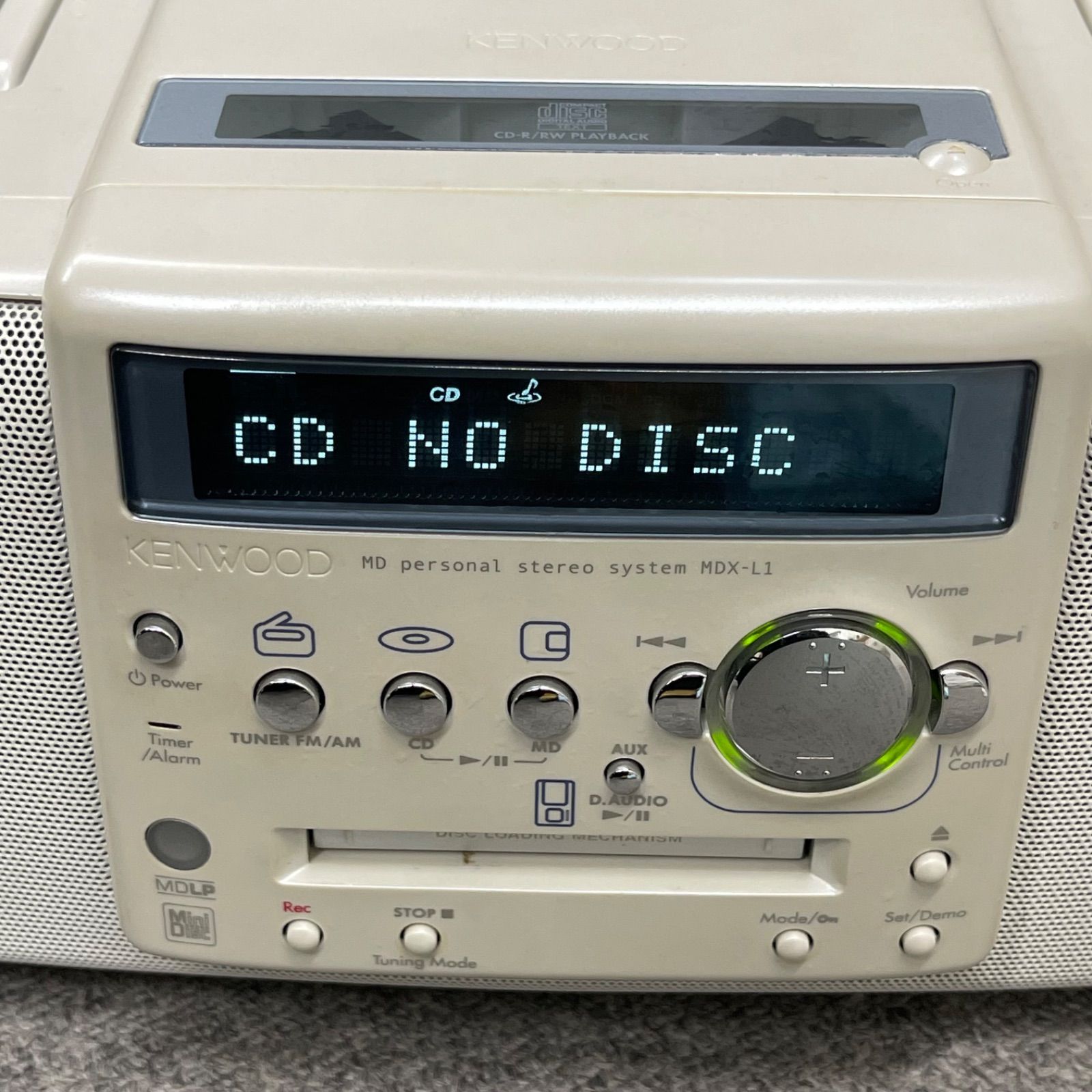 NPA】ジャンク 2005年製 KENWOOD ケンウッド MDパーソナルシステム MDX