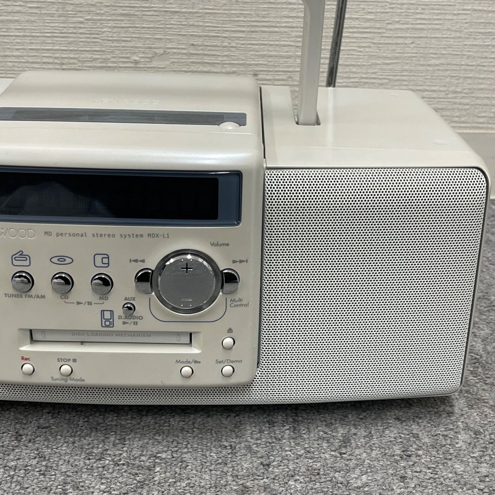 NPA】ジャンク 2005年製 KENWOOD ケンウッド MDパーソナルシステム MDX