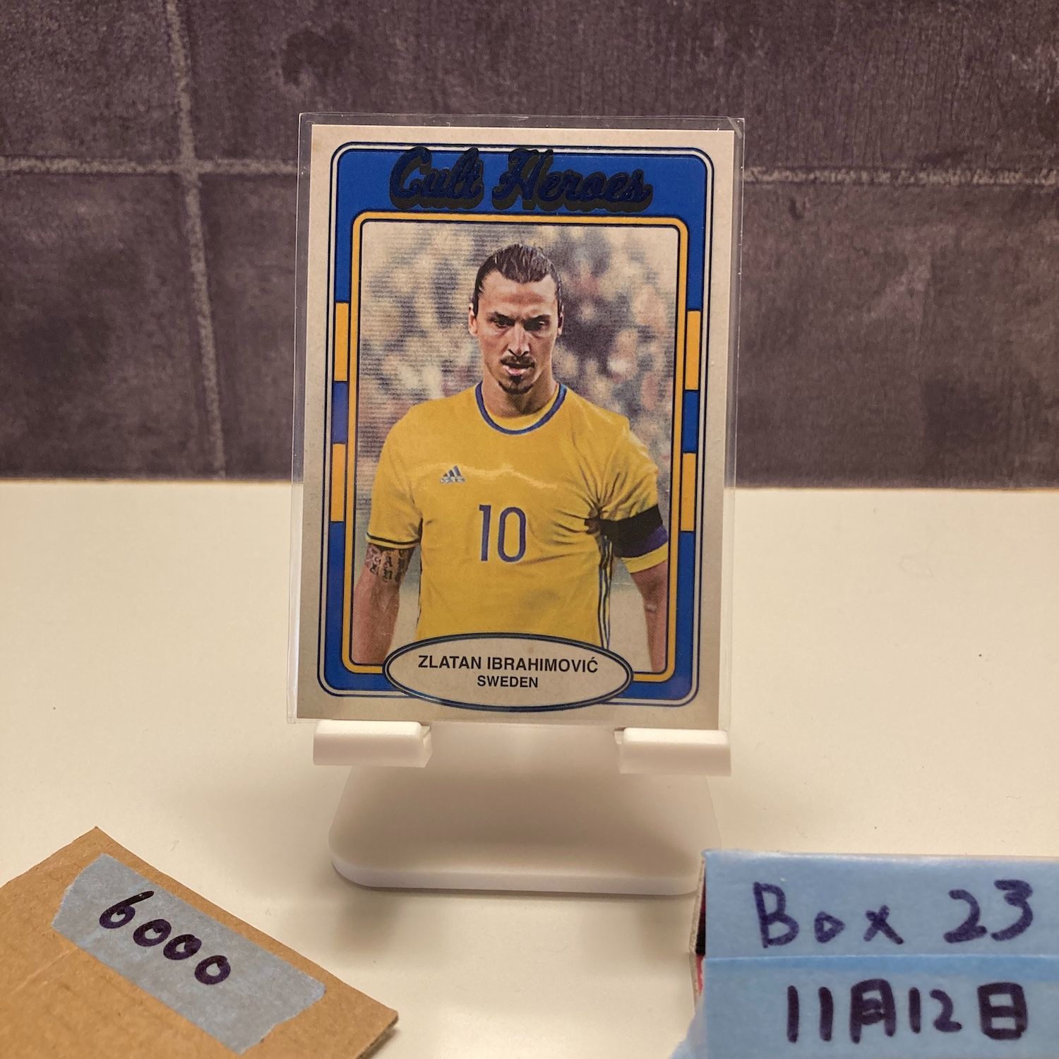 2025 Futera Unique Zlatan Ibrahimovic 02/10 Sweden national team Cult Heroes カード