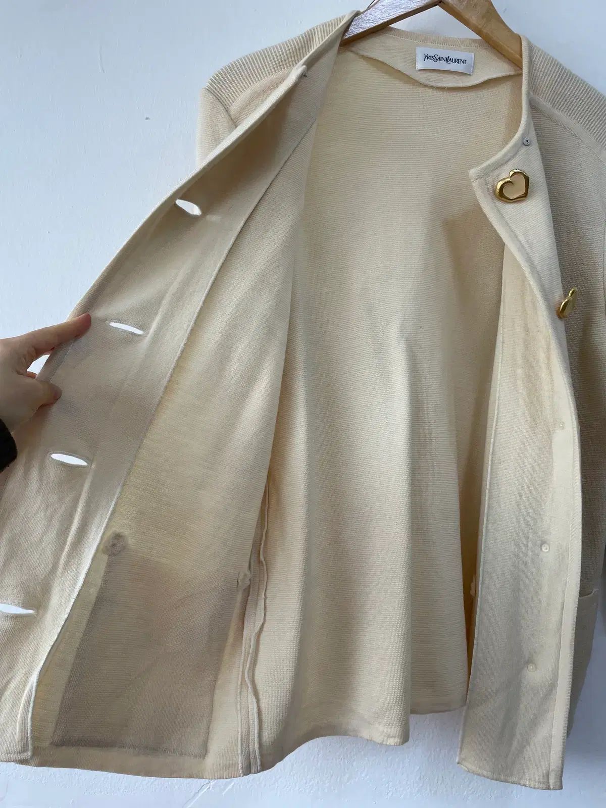 YVES SAINT LAURENT イヴ・サンローラン レディース ラウンドネック