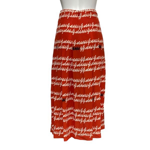 ○◇ グッチ GUCCI プリーツスカート ロング丈 16SS ブランドロゴ