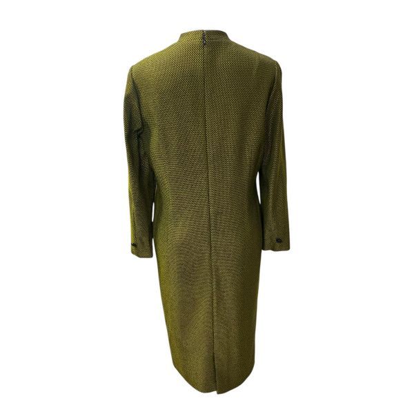 ◇ ジュンアシダ jun ashida ワンピース Vネック ミモレ丈 長袖