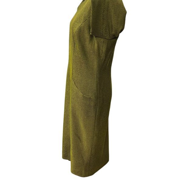 ◇ ジュンアシダ jun ashida ワンピース Vネック ミモレ丈 長袖