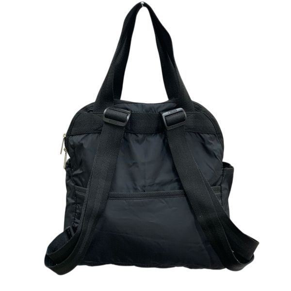 レスポートサック LeSportsac バッグ リュック 2Way 肩掛け 黒 H6A083