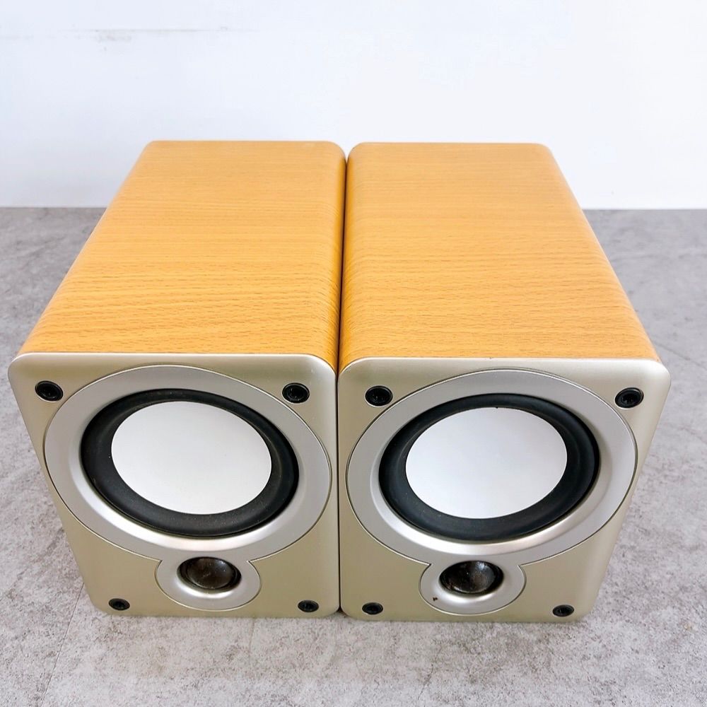 H-543 DENON スピーカー SC-M53 ペアセット 木目 ナチュラル 動作品